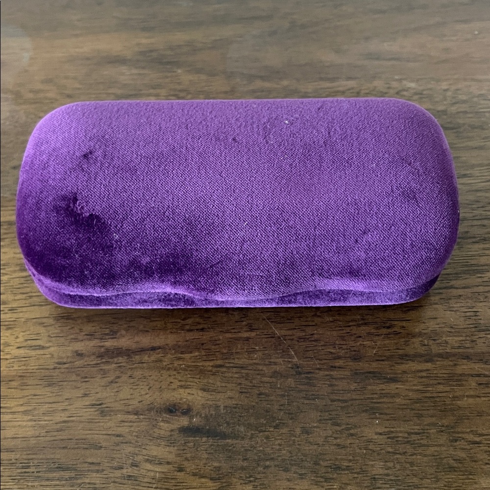 GUCCI Purple Velvet Sunglasses Case